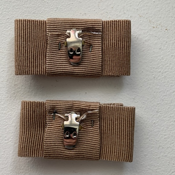Decorative Shoe Clips Beige and Tiffany Blue - Picture 9 of 11